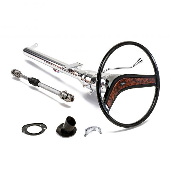 IDIDIT Direct Fit Tilt Column Kit | Chrome, Automatic | 1974-77 Ford Bronco