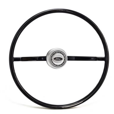Steering Wheel + Satin Horn Button Kit | OE Type | 66-73 Ford Bronco