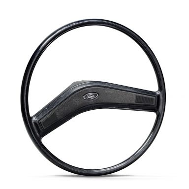 Steering Wheel + Black Horn Bar | OE Type | 74-77 Bronco, 71-77 Ford Truck