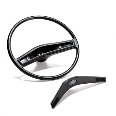 Steering Wheel + Black Horn Bar | OE Type | 74-77 Bronco, 71-77 Ford Truck