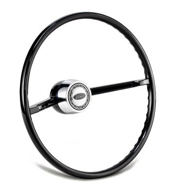 Steering Wheel + Chrome Horn Button Kit | OE Type | 66-73 Ford Bronco