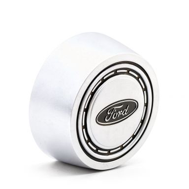 Satin Horn Button | OE Steering Wheel | 66-73 Ford Bronco