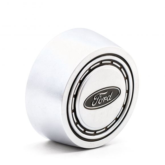 Satin Horn Button | OE Steering Wheel | 66-73 Ford Bronco