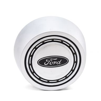 Satin Horn Button | OE Steering Wheel | 66-73 Ford Bronco