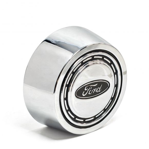 Chrome Horn Button | OE Steering Wheel | 66-73 Ford Bronco