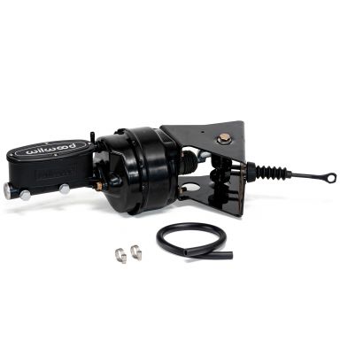Power Brake Kit with Wilwood Black Tandem Master Cylinder | 66-77 Ford Bronco