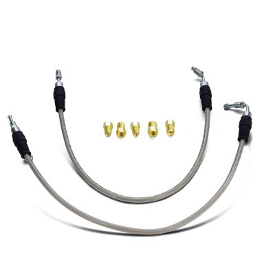 Custom Master Cylinder Brake Hoses + Adapter Fittings | Universal