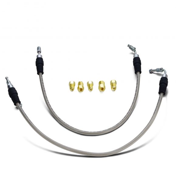 Custom Master Cylinder Brake Hoses + Adapter Fittings | Universal