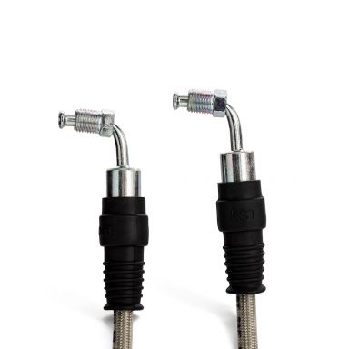 Custom Master Cylinder Brake Hoses + Adapter Fittings | Universal