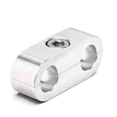 Billet Aluminum Hose Separator Clamp | 7/16 inch ID