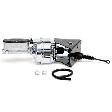 Power Brake Kit | Chrome Booster & Wilwood Master Cylinder | 1967-77 Bronco