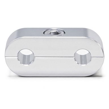 Billet Hose Separator Clamp for WH SS Brake Hose | Clear Anodized