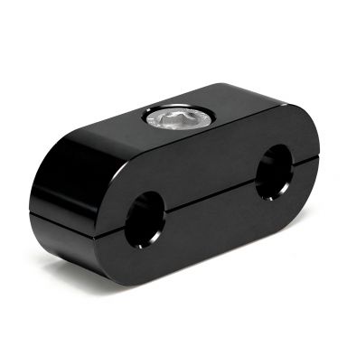 Billet Hose Separator Clamp for WH SS Brake Hose | Black Anodized