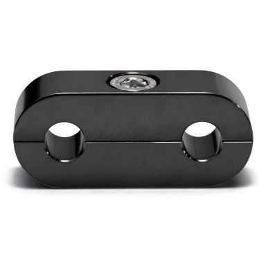 Billet Hose Separator Clamp for WH SS Brake Hose | Black Anodized