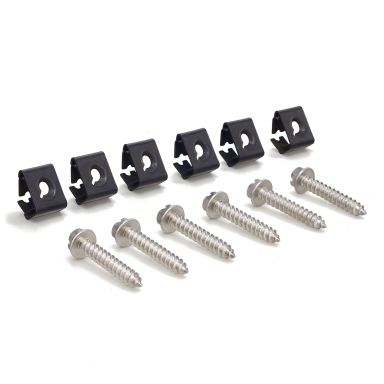 Arm Rest Screws + Clips Kit | Both Doors | 1968-77 Bronco, 1968-72 Ford Truck