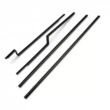 Black Carpet Hold Down Kit | 4-piece | 1966-77 Ford Bronco