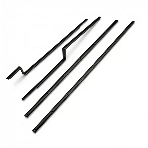 Black Carpet Hold Down Kit | 4-piece | 1966-77 Ford Bronco