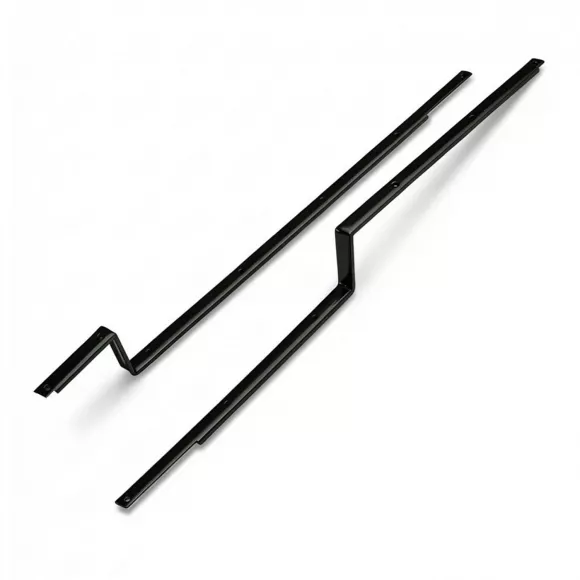 Black Carpet Hold Downs | LH & RH Door Entry | 1966-77 Ford Bronco