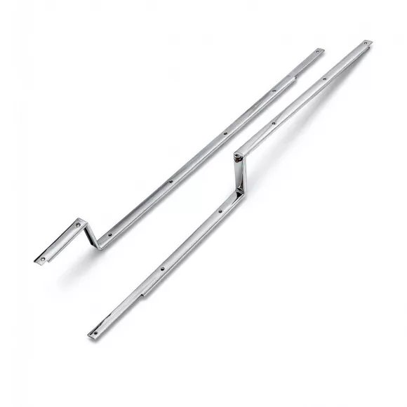 Stainless Carpet Hold Downs | LH & RH Door Entry | 1966-77 Ford Bronco