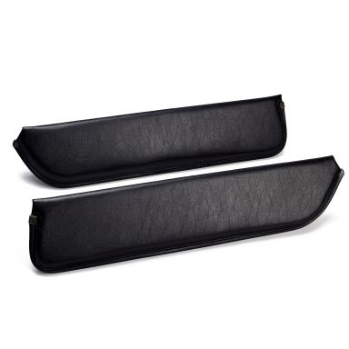 Black Sun Visors | Pair | 1966-77 Bronco, 1961-66 Ford Truck