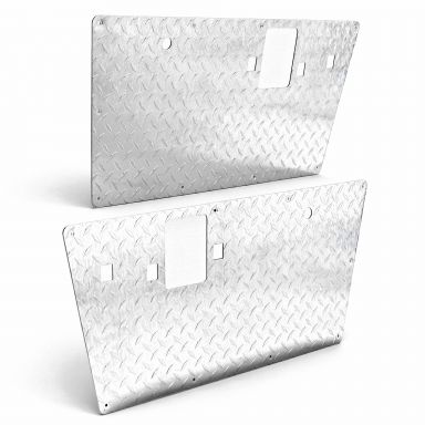 Diamond Plate Door Panels | Pair | 1966-77 Ford  Bronco