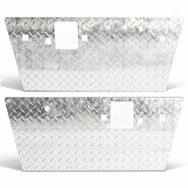 Diamond Plate Door Panels | Pair | 1966-77 Ford  Bronco