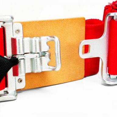 Latch & Link Lap Seat Belt RED | 55 inch Length, 3 inch Wide