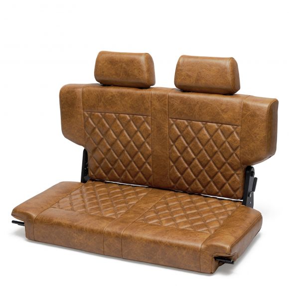 Caballo Fold & Tumble Rear Bench Seat | Whiskey Diamond | 1966-77 Ford Bronco