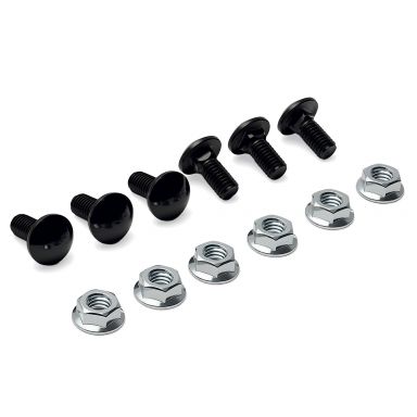 Stock Bumper Bolt Kit | Black | 1966-77 Bronco, 1967-79 Ford Truck