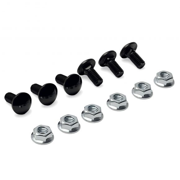Stock Bumper Bolt Kit | Black | 1966-77 Bronco, 1967-79 Ford Truck