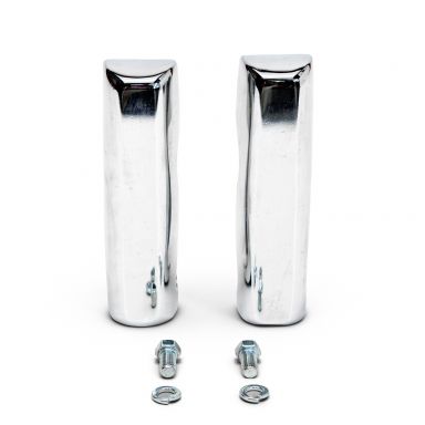 Chrome Bumperettes for Stock Front Bumper | 1966-77 Ford Bronco