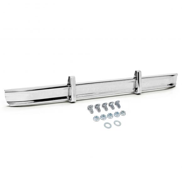 Stock Chrome Front Bumper + Bumperettes & Bolts | 1966-77 Ford Bronco