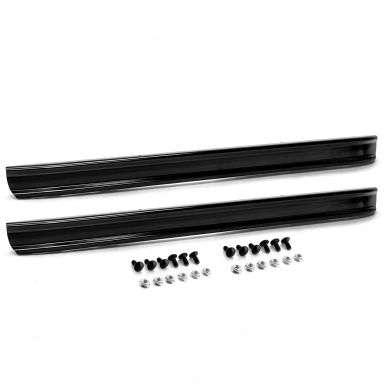 Stock Black E Coat Bumpers + Bolts | Pair - Front & Rear | 1966-77 Ford Bronco