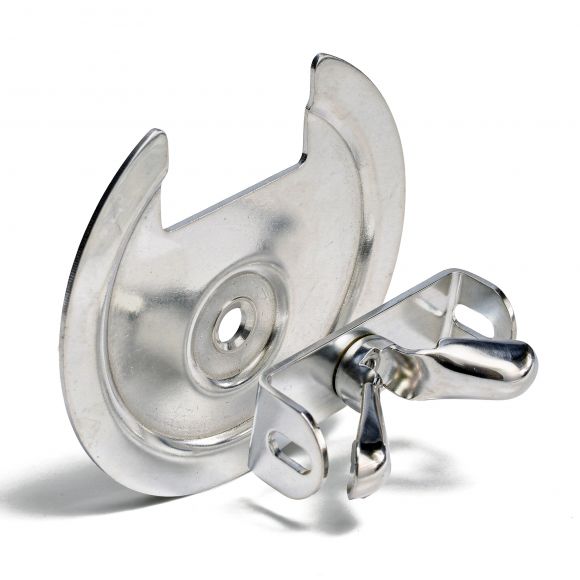 Tire Rack Retainer Plate & Wingnut | Polished Stainless | 1967-77 Ford Bronco