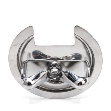 Tire Rack Retainer Plate & Wingnut | Polished Stainless | 1967-77 Ford Bronco