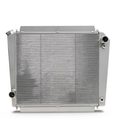 Aluminum Radiator for Coyote Swap | No Trans Cooler | 1966-77 Ford Bronco