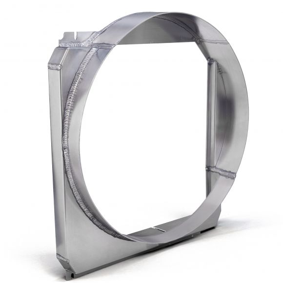 Full Circle Aluminum Radiator Fan Shroud | SBF V8 | 66-77 Ford Bronco