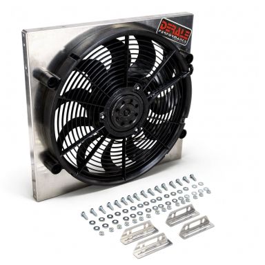 Aluminum Shrouded Electric Radiator Fan | High Output | 18.75 x 17.625 x 3
