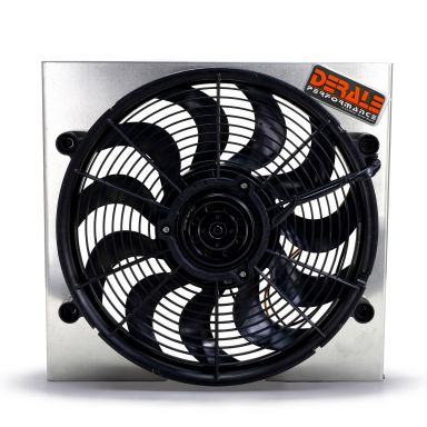Aluminum Shrouded Electric Radiator Fan | High Output | 18.75 x 17.625 x 3