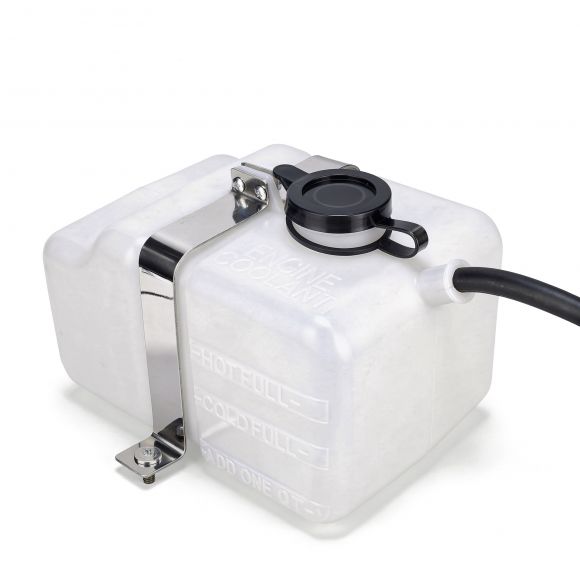 Radiator Overflow Tank | Stainless Brackets | 1966-77 Ford Bronco