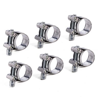 Stainless Heater Hose Clamps Kit | 1966-77 Ford Bronco