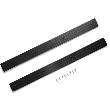 Route 66 Billet Door Sill Plates | Black | 1966-77 Ford Bronco