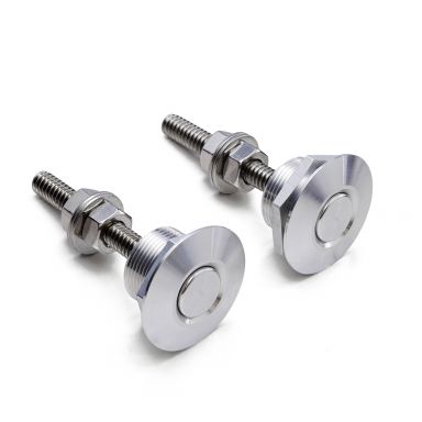 Mini Billet Push Button Fasteners | Pair