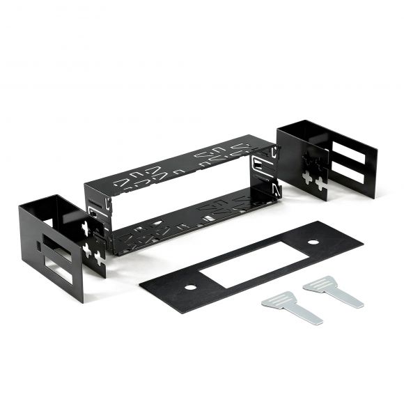 RetroSound Single DIN Dash Repair Kit | Black Metal