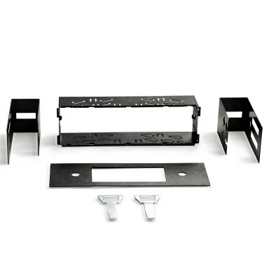 RetroSound Single DIN Dash Repair Kit | Black Metal