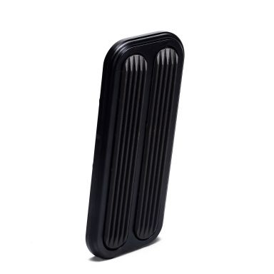 Lokar Black Billet Aluminum Throttle Pedal Pad | 66-77 Bronco, 65-66 Ford Truck