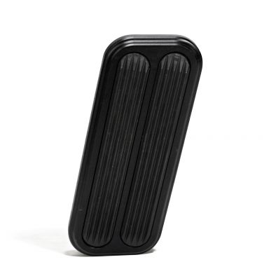 Lokar Black Billet Aluminum Throttle Pedal Pad | 66-77 Bronco, 65-66 Ford Truck