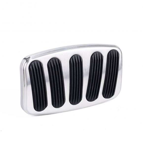 Lokar Billet Power Brake Pedal Pad | A/T, Large | 76-96 Bronco, 73-96 Ford Truck