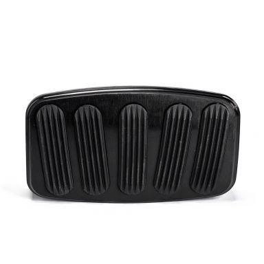 Lokar Black Billet Power Brake Pedal Pad | A/T, Large | 76-96 Bronco, 73-96 Ford Truck