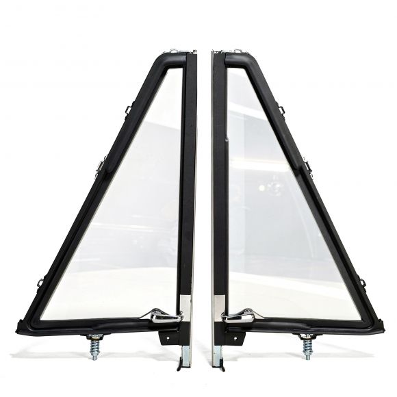 Black Vent Windows | PAIR | 1968-77 Ford Bronco - also fits 1966-67